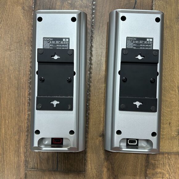 DENON S-101 or SC-S101, Left & Right speaker pair No Cables - Picture 4 of 6